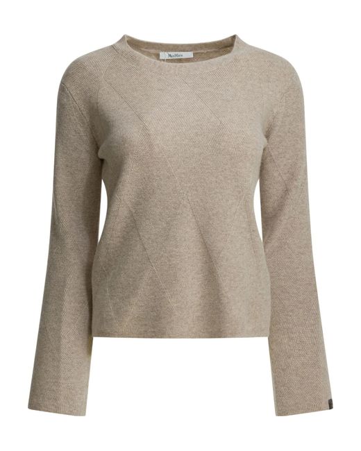 Max Mara Brown Textured Sweater