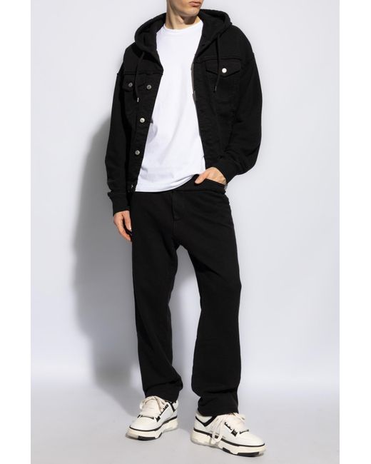 DSquared² Black Straight Leg Sweatpants for men