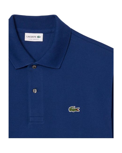 Lacoste Blue Classic Fit L.12.12 Original Polo Shirt for men