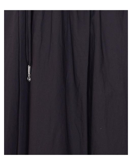 MICHAEL Michael Kors Blue Ruched Midi Dress