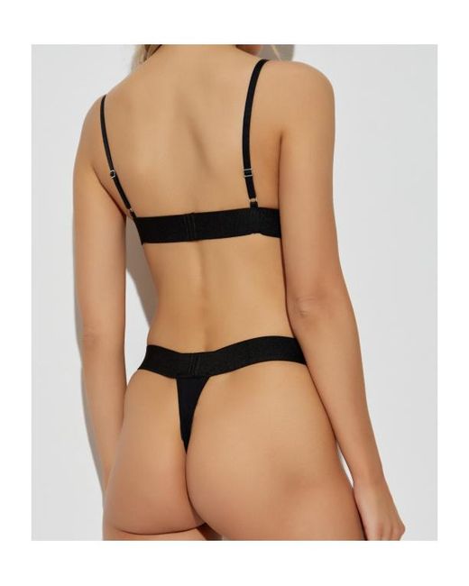 DSquared² Black Logo Bra