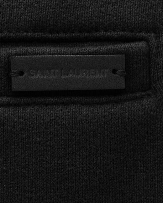 Saint Laurent Black Cassandre Bermuda Shorts for men