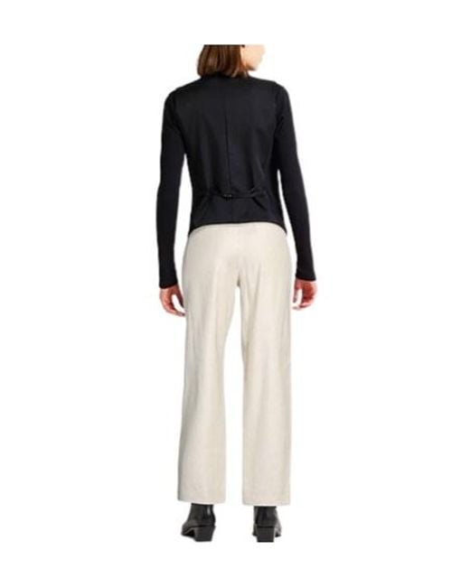 Max Mara White Loose Straight-Leg Pants