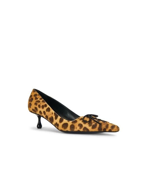 Jimmy Choo Brown Scarlett Leopard-Print Pumps