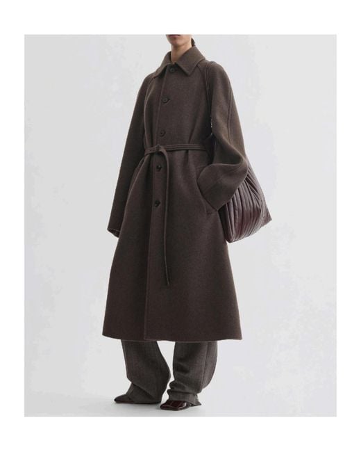 Phoebe Philo Brown Single-Breasted Coat