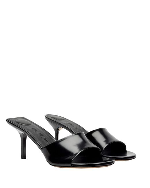 Jacquemus Black Les Cubisto Mules
