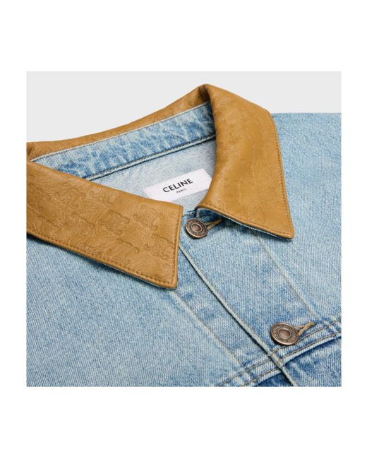 Céline Blue Trucker Jacket