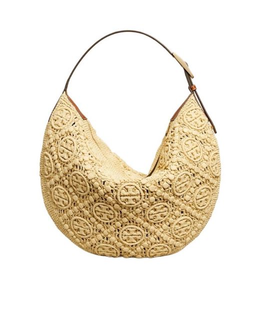 Tory Burch Metallic T Monogram Shoulder Bag