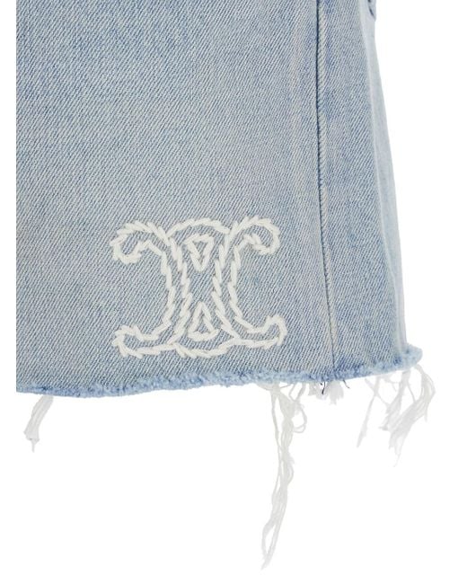 Céline Blue Skate Shorts