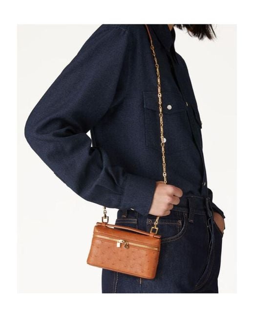 Loro Piana Orange Extra Pocket Mini Pouch