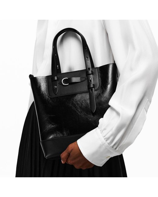 Maison Margiela Black Vertical Tote Bag