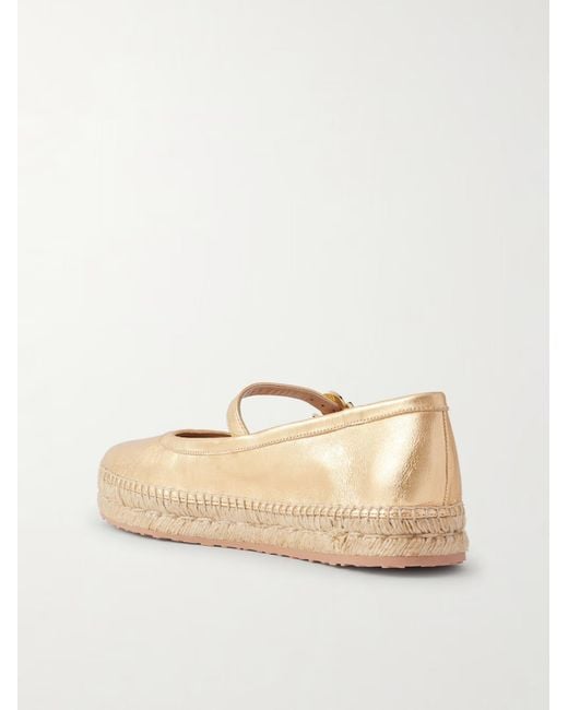 Gianvito Rossi Natural Elda Espadrilles