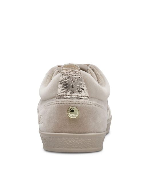 Steve Madden Gray Spliced Leather Panel Sneakers