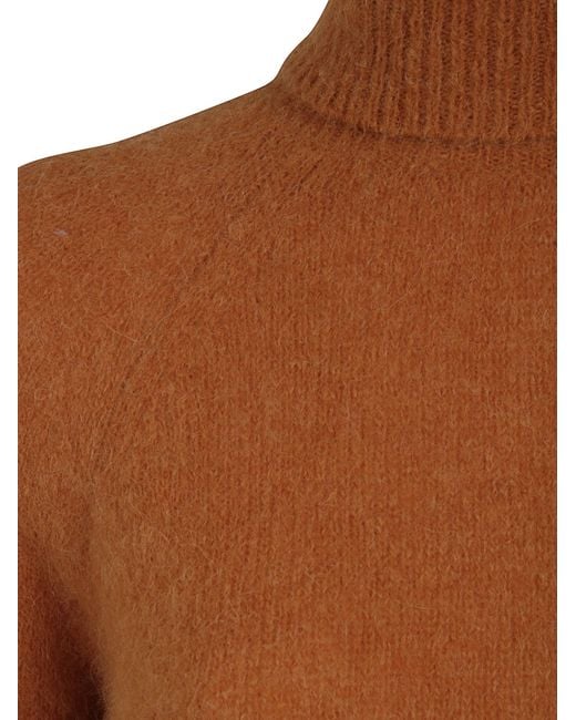 Baserange Brown Long-Sleeved Knitwear