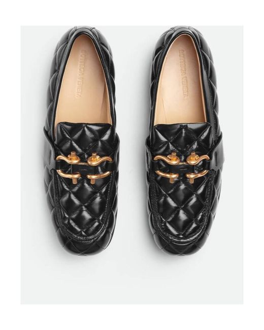 Bottega Veneta Black Logo Love Shoes