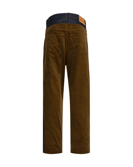 Junya Watanabe Blue Five-Pocket Denim Trousers for men