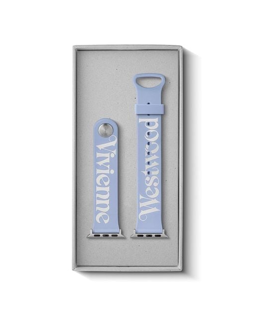 Vivienne Westwood Blue Solidcolor Watch Strap