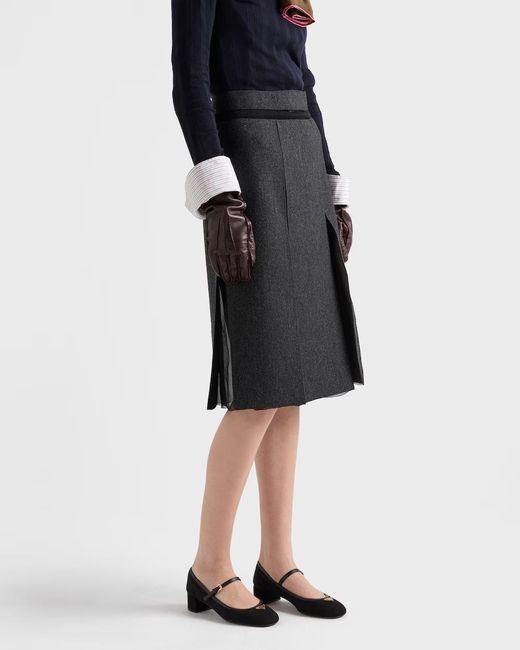 Prada Black Fabric Pumps