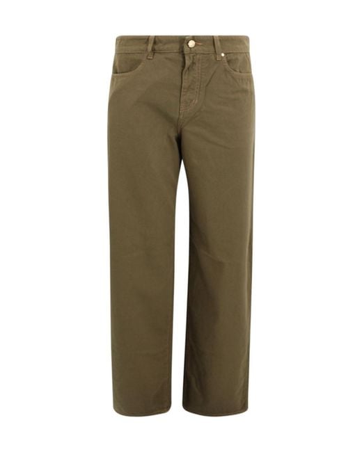 Max Mara Green Studio Fatuo Straight Leg Trousers