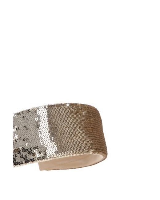 Miu Miu Metallic Sequin-Embellished Wide Headband