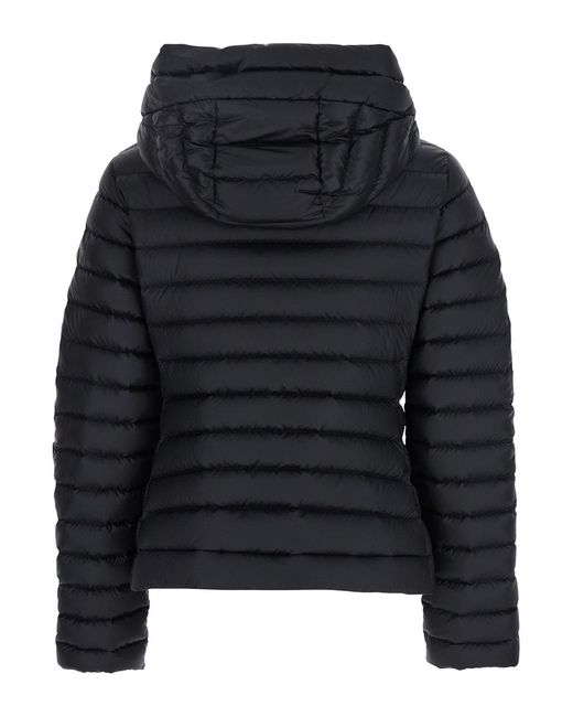 Moncler Black Ige Logo Patch Zip-Up Jacket