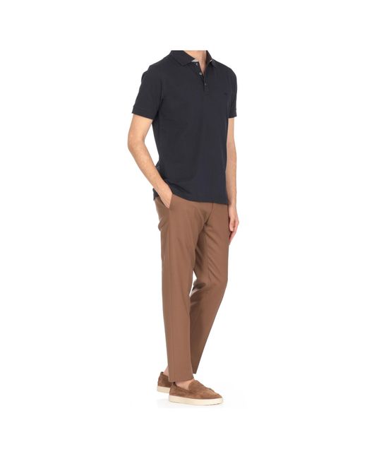 Fay Blue Classic Polo Shirt for men