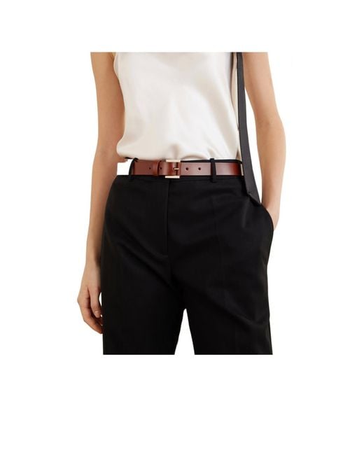 Tom Ford Brown Buckled Leather Belt