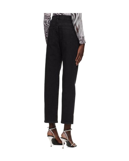 DIESEL Black D-Air Low-Rise Straight-Leg Jeans