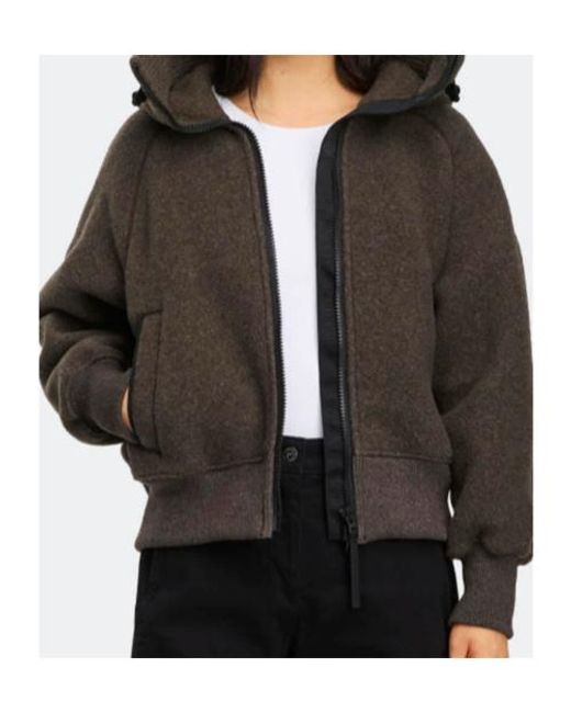 Canada Goose Gray Chilliwack Hooded Bomber Jacket