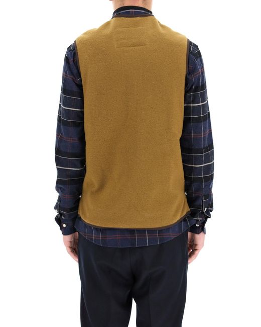 Barbour Brown Zip-Up Padded Gilet for men