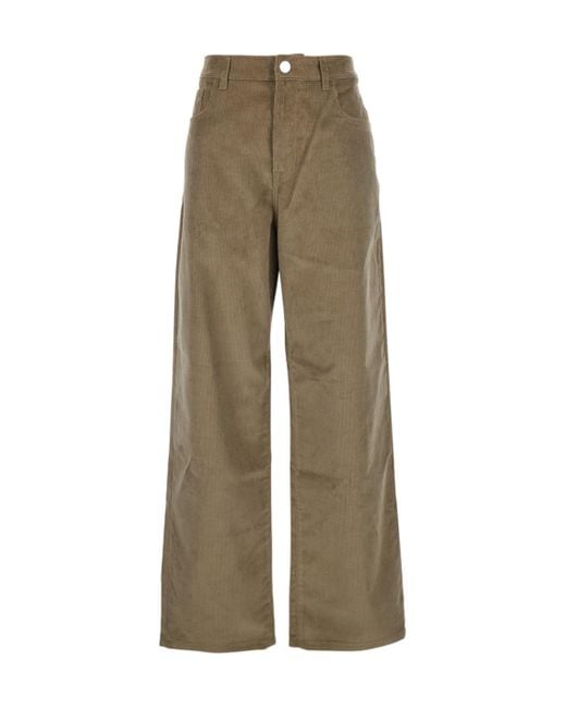 Rohe Natural High-Waisted Corduroy Trousers