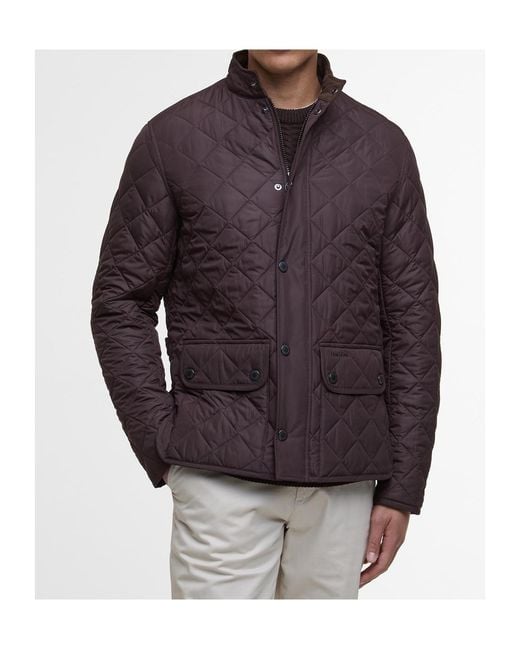 Barbour Brown Lowerdale Quilted Jacket for men
