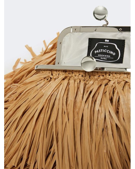 Weekend by Maxmara Natural Wkaquiete Fringed Small Pasticcino Bag