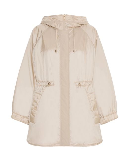 Weekend by Maxmara Natural Reversible Water-Repellent Canvas Padded Parka