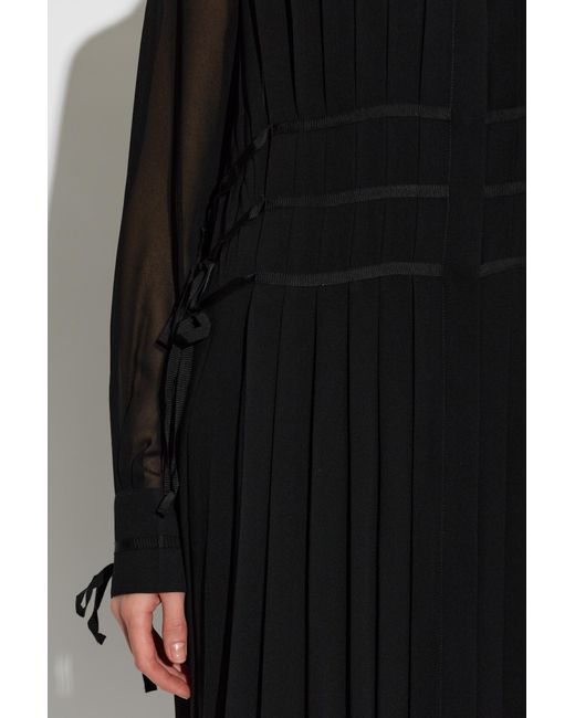 AllSaints Black Long Sleeve Dress