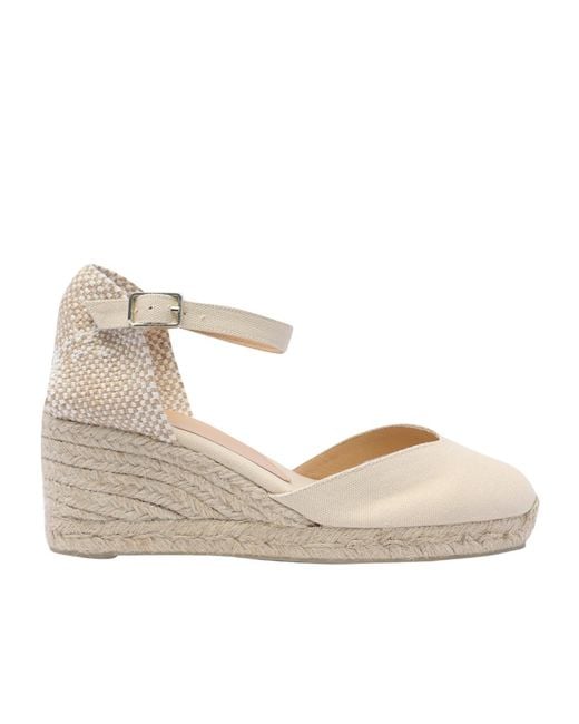 Castaner Natural Castañer Chiarita Wedge-Heel Espadrilles