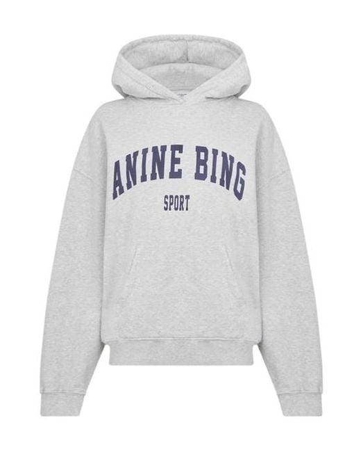 Anine Bing Gray Long Sleeve Sweatshirt