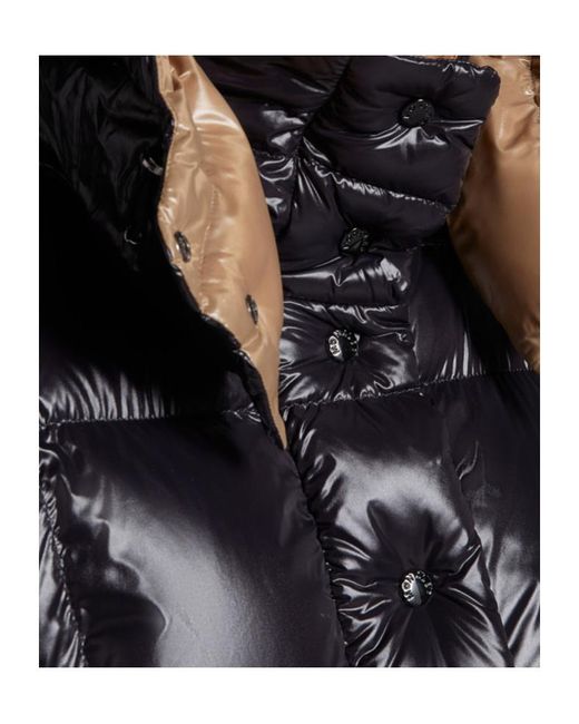 Moncler Black Parnaiba Hooded Long Down Jacket