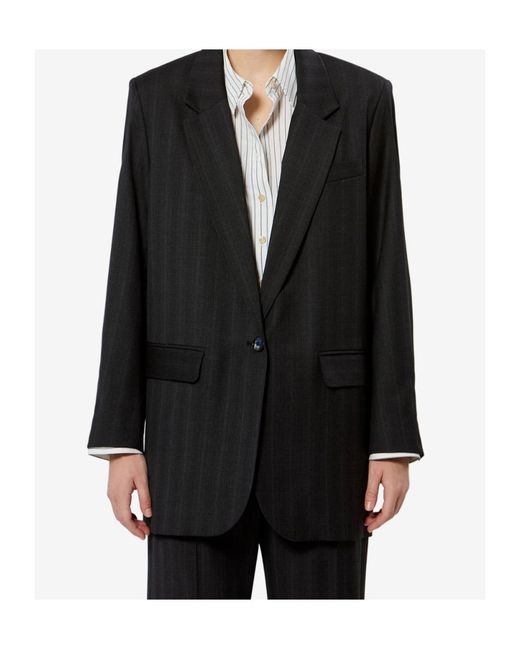 Isabel Marant Black Nerix Wool Jacket