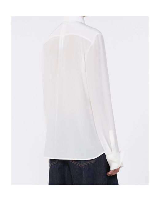 Sportmax White Spxelisir Long-Sleeved Shirt