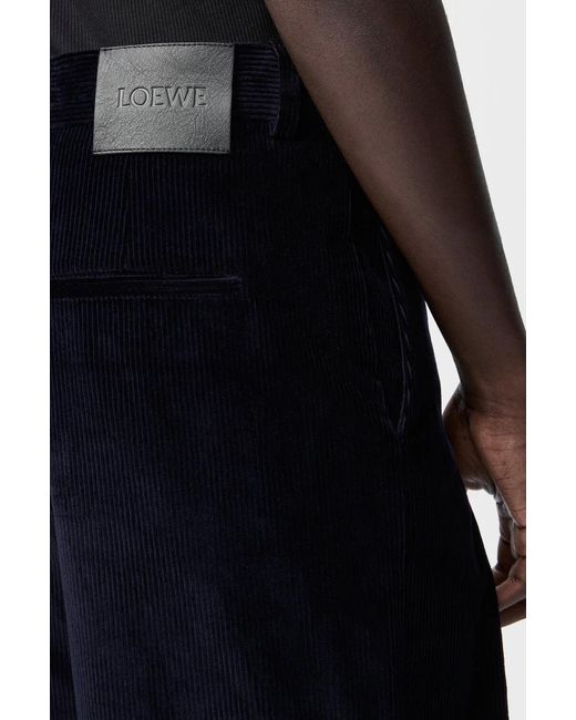 Loewe Black Belt Loop Casual Pants for men