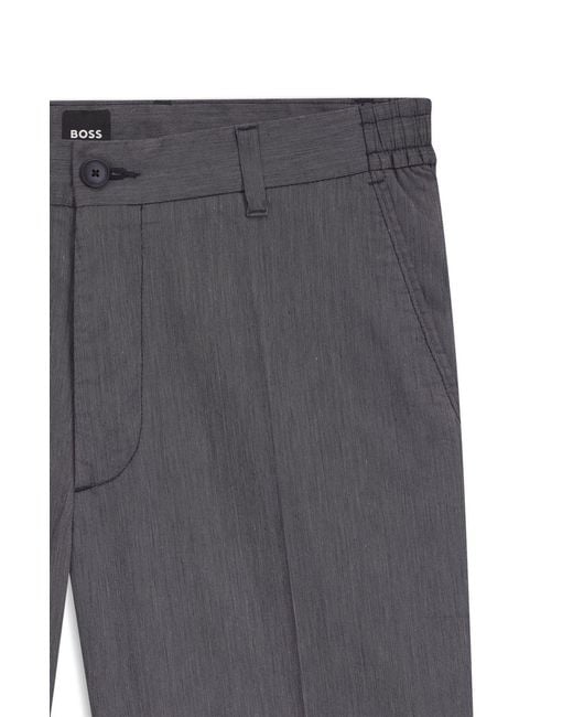 Boss Gray Belt Loop Shorts for men