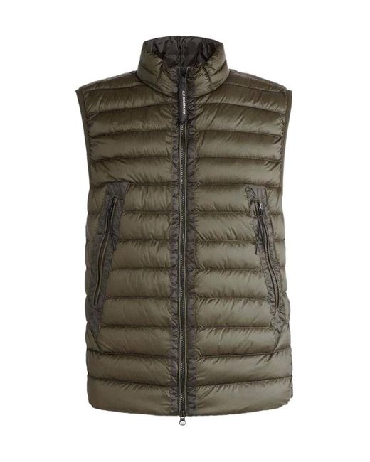 C P Company Green Sleeveless Vest for men