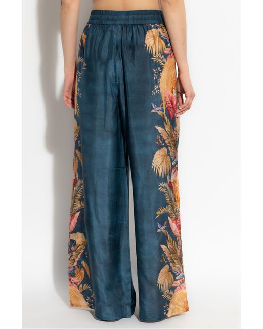 Zimmermann Blue Ascension Relaxed Pants