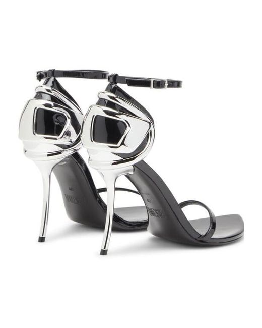 DIESEL Metallic D-Tenhalf Sandals