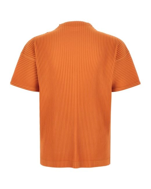 Homme Plissé Issey Miyake Orange 'Monthly Colors: March' Top for men