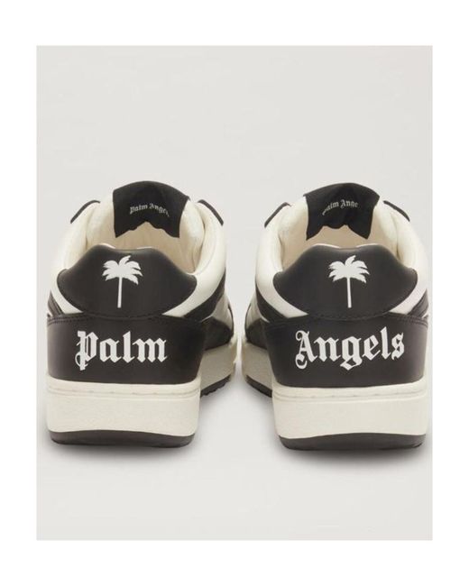 Palm Angels Blue Two-Toned University Low-Top Sneakers for men