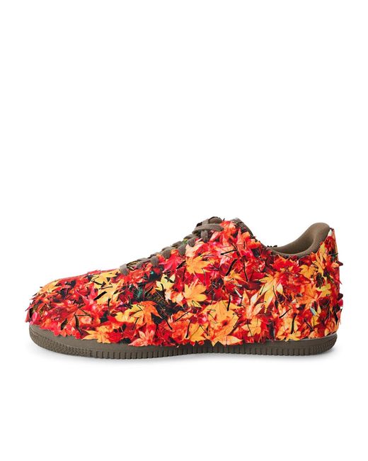 Nike Red Colorful Leaf Casual Shoes for men