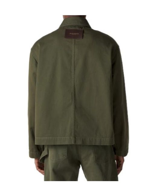 J.W. Anderson Green Front Button Jacket for men