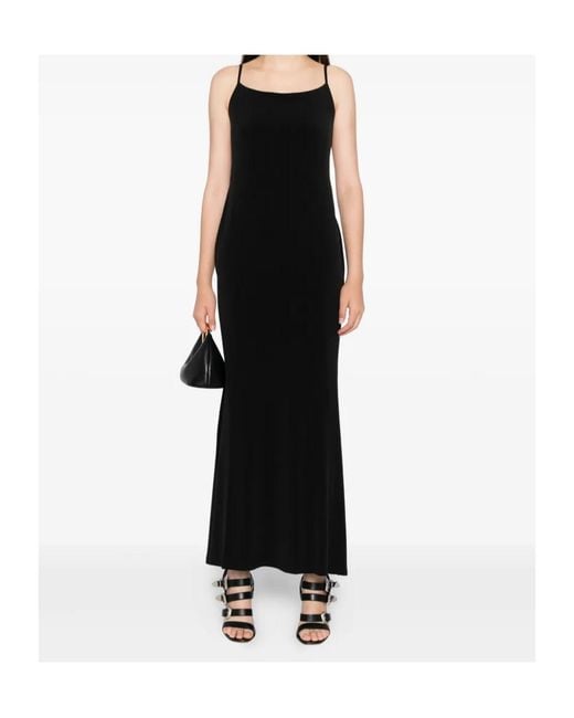 Reformation Black Averil Dress